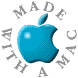 Made with a Mac pomme bleue