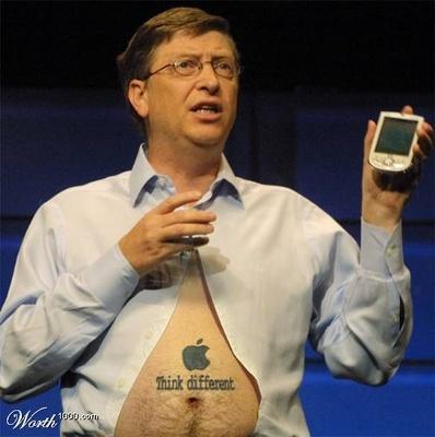Bill Gates a un tatouage Apple