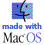 Made with MacOS avec le logo