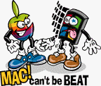 Mac can't be BEAT en blanc