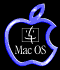 MacOS et pomme bleue qui tourne