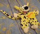 photo d'une peluche d'un Marsupilami