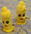 2 peluches jaunes