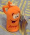 peluche orange funny