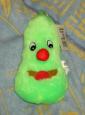 peluche d'une poire verte