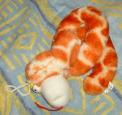 peluche de serpent marron