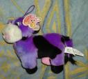 peluche d'une vache violette