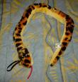 Peluche serpent marron