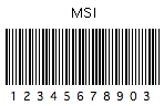 Code barre MSI