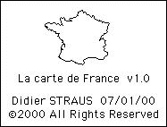 La carte de France